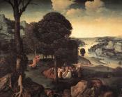 乔吉姆 帕蒂尼尔 : Landscape With St John The baptist Preaching